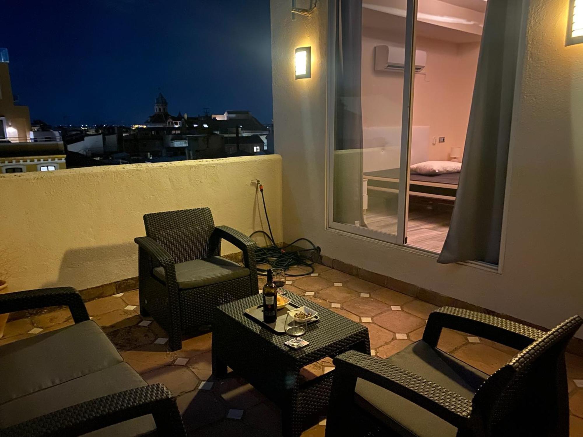 Atico Con Vistas En Granada Centro Exterior foto